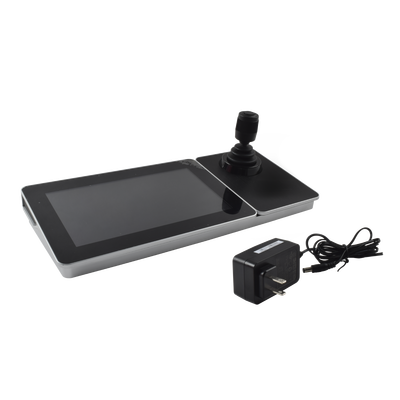 Controlador IP (Joystick) con Pantalla Táctil de 10.1'' / S.O. Android ver. 4.4 / Compatible con cámaras IP, Domos IP / PTZ IP / DVRs y NVRs epcom, HiLook y HIKVISION