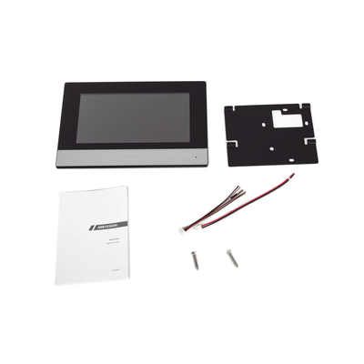 Monitor IP WiFi Touch Screen 7'' para Videoportero IP / Vídeo en Vivo / PoE Estándar / Apertura Remota / Llamada Entre Monitores / Audio de dos vías / Policarbonato