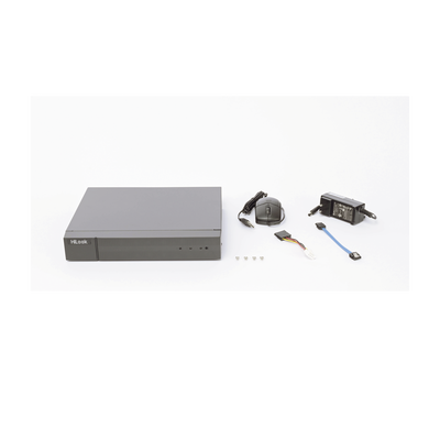 DVR 4 Canales TurboHD + 4 Canales IP / 8 Megapíxel (4K) / Audio por Coaxitron / ACUSENSE Lite / 1 Bahía de Disco Duro / H.265+ / Salida en Full HD