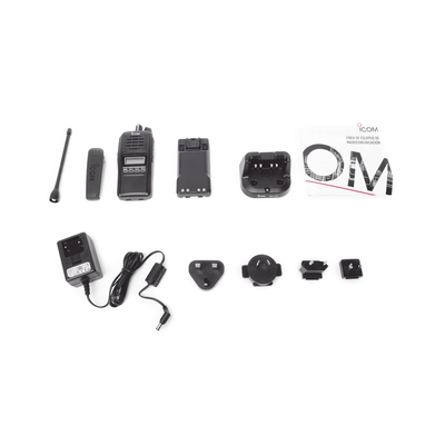 Radio Portátil Digital NXDN / UHF 400-470 MHz / 5W Potencia / Sumergible IP67 / Trunking Tipo D / Bocina 1.5W / Display LCD