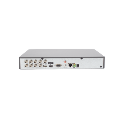 DVR 8 Canales TURBOHD + 4 Canales IP / 5 Megapixel Lite - 3K Lite / Audio de Dos Vías por Coaxitron / Reconocimiento Facial / ACUSENSE (Evita falsas alarmas) / 1 Bahía de Disco Duro / Salida de Video en Full HD