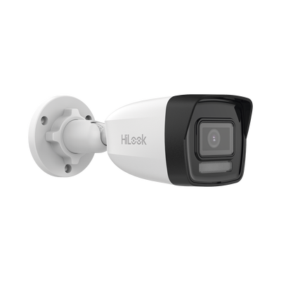 HiLook Series / Bala IP 2 Megapixel (1080p) / Lente 2.8 mm / 30 mts IR / Micrófono Integrado / Exterior IP67 / PoE / dWDR / H.265+ / ONVIF