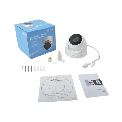 Turret IP 2 Megapixel / Lente Motorizado 2.8 - 12 mm / 30 mts IR EXIR / PoE / Exterior IP67 / dWDR / Micro SD / H.265+