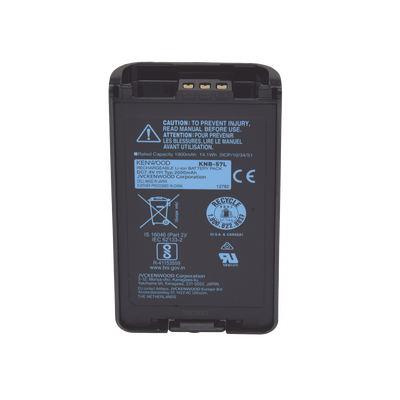 Batería Li-Ion 2,000 mAh para NX-3000/220/320/420 TK-2360/3360/2170/3170