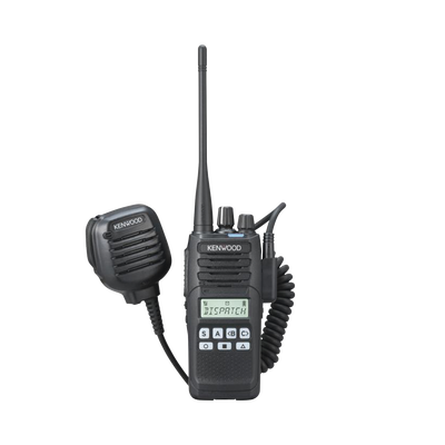 Radio Portátil VHF Digital NXDN / 136-174 MHz / 5 W / 260 Canales / Pantalla y 9 Teclas / Roaming / Encriptación / DMR Opcional vía Licencia