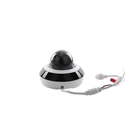Mini Domo PTZ IP 2 Megapixel / 4X Zoom / H.265+ / 20 mts IR EXIR / WDR 120dB / PoE / IK10 / Exterior IP66 / Ultra Baja Iluminación / Micrófono Integrado / PoE