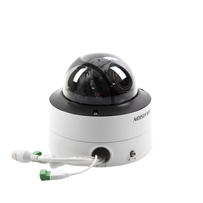Domo IP 4 Megapixel / Imagen a Color 24/7 / Lente 3.6 - 9 mm / Luz Blanca 40 mts / WDR 130 dB / Exterior IP67 / IK10 / Captura Facial / ACUSENSE / MicroSD / ACUSEARCH