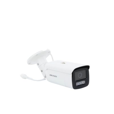 [Dual Light + ColorVu] Bala IP 8 Megapixel / Lente 4 mm / 60 mts IR + 60 mts Luz Blanca / Exterior IP67 /   WDR 130 dB / Videoanaliticos (Filtro de Falsas Alarmas) / Captura Facial / ACUSEARCH