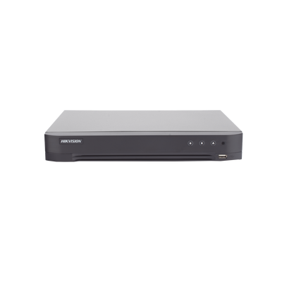 DVR 8 Canales TURBOHD + 4 Canales IP / 5 Megapixel Lite - 3K Lite / Audio de Dos Vías por Coaxitron / Reconocimiento Facial / ACUSENSE (Evita falsas alarmas) / 1 Bahía de Disco Duro / Salida de Video en Full HD