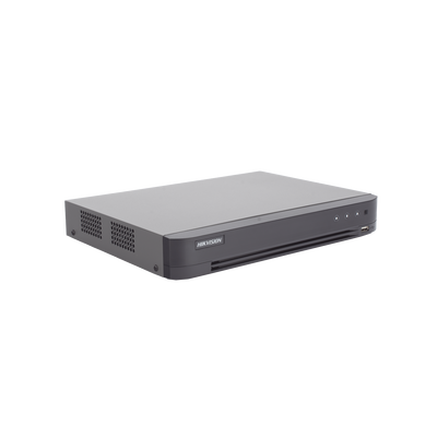 DVR 8 Canales TURBOHD + 4 Canales IP / 5 Megapixel Lite - 3K Lite / Audio de Dos Vías por Coaxitron / Reconocimiento Facial / ACUSENSE (Evita falsas alarmas) / 1 Bahía de Disco Duro / Salida de Video en Full HD