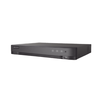 DVR 8 Canales TURBOHD + 4 Canales IP / 5 Megapixel Lite - 3K Lite / Audio de Dos Vías por Coaxitron / Reconocimiento Facial / ACUSENSE (Evita falsas alarmas) / 1 Bahía de Disco Duro / Salida de Video en Full HD