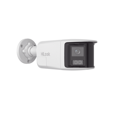 [Dual Light] Bala IP 6 Megapixel / Imagen Panorámica 180°/ PoE / Micrófono y Bocina Integrado / Exterior IP67 / Audio Bidireccional / Alarma Visual y Auditiva Integrada / Smart Supplement Light / Micro SD 512 GB