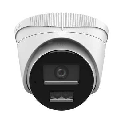 HiLook Series / Turret IP de 2 Megapixel   / Lente 2.8 mm / 30 mts IR / Micrófono Integrado / Exterior IP67 / PoE / dWDR / H.265+ / ONVIF