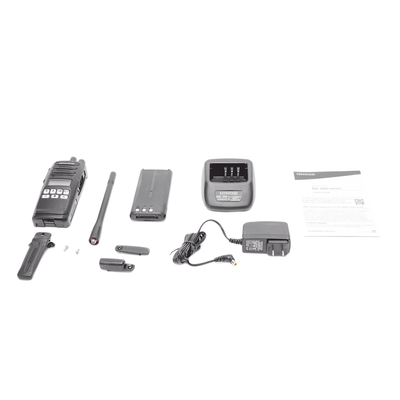 Radio Portátil VHF Digital DMR / 136-174 MHz / 5 W / 260 Canales / Pantalla y 9 Teclas / Roaming / Encriptación / NXDN Opcional vía Licencia