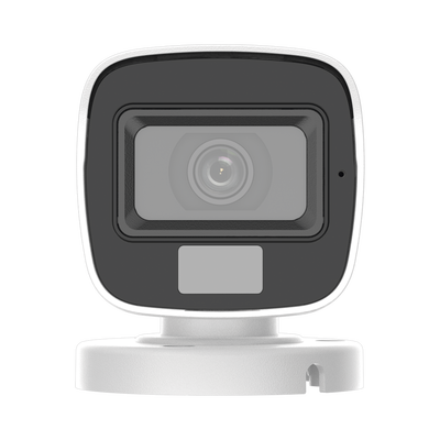[Dual Light + ColorVu] Bala TURBOHD 2 megapixel / 20 mts IR + 20 mts luz blanca / Lente 2.8 (100° de Visión)  /  Exterior IP66 / Audio por Coaxitron / TVI-AHD-CVI-CVBS / Metal / Smart-Hybrid light