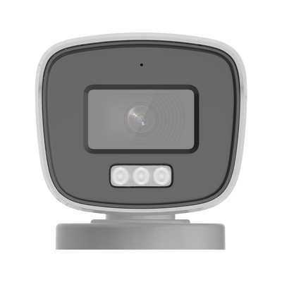 [Dual Light + ColorVu] Bala TURBOHD 3K megapixel / 40 mts IR + 40 mts luz blanca / Lente 2.8 (104° de Visión) / Exterior IP66 / Audio por Coaxitron / TVI-AHD-CVI-CVBS / Metal  / Smart-Hybrid light
