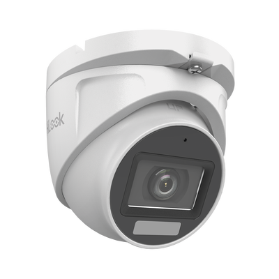 [Dual Light + ColorVu] Turret TURBOHD 2 megapixel / 30 mts IR + 20 mts luz blanca/ Lente 2.8 (100° de Visión) / Exterior IP66 / Audio por Coaxitron / TVI-AHD-CVI-CVBS / Metal / Smart-Hybrid Light