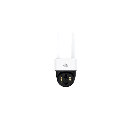Cámara de Bateria PT 4mp| 4G| Visión Nocturna a color| Audio Bidireccional| Autoseguimiento Inteligente| Grabación Continua | Incluye Panel Solar de 5W